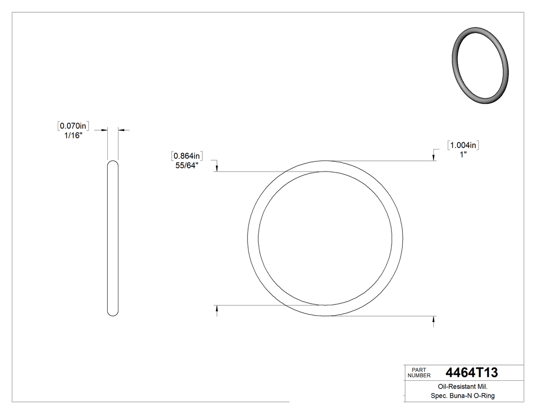 Technical drawing - 4464T13